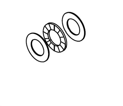 Picture of 0113B+0114B Bearing AS1730(0114B)x2pcs + AK1730(0113B)x1pc