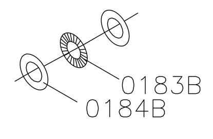 Picture of 0183B+0184B Thrust bearing AS3047(0184B)x2pcs + AK3047(0183B)x1pc