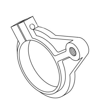 Picture of 0193 Micro binding link for horizontal spindle Ø110 M18*2.0