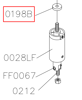 Picture of 0198B Rubber washer for pneumatic cylinder Ø12*Ø35*8