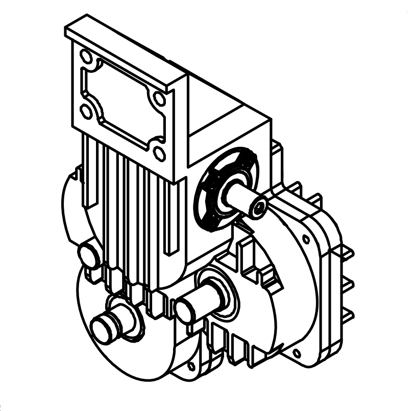 Picture of 0241B GEAR BOX TYPE 55, 1:15 3L