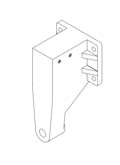 Picture of 0269 Hoisting roll base 160x152x296.5mm