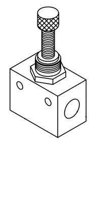 Picture of 0449H Speed regulating valve 1/8