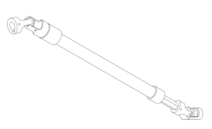 Picture of 0524B UNIVERSAL JOINT LS-16-653.5L D16*KEYWAY7