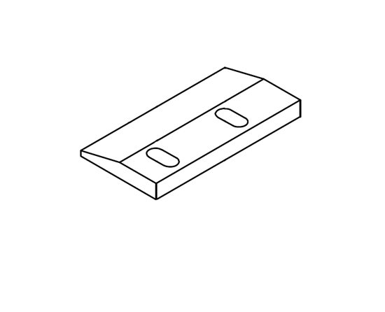 Picture of 0554 Inner pressure plate 109.5*50*12 for top horizontal spindle