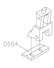 Picture of 0554 Inner pressure plate 109.5*50*12 for top horizontal spindle