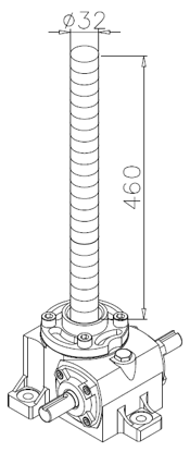 Picture of 0605B GEAR BOX TYPE:40 30VTW TB