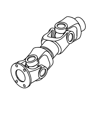 Picture of 0636B UNIVERSAL JOINT TS-80-350L ψ25 HYPERMAC PLUS