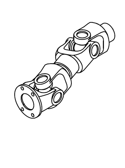 Picture of 0636B UNIVERSAL JOINT TS-80-350L ψ25 HYPERMAC PLUS