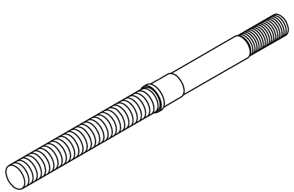 Picture of 0665 Micro adjusting screw d20*T18X4*282L HYPERMAC SPEEDMAC THUNDERMAC