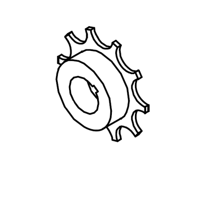 Picture of 0707 CHAIN GEAR WHEEL d41xd18x20mm