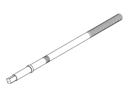 Picture of 0990 Adjust lever 755L (screw for radial positioning on right vertical spindle on Smartmac)