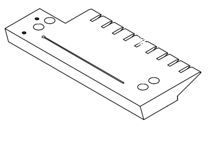 Picture of 1993 Front plate outlet 305x137x30mm Compact