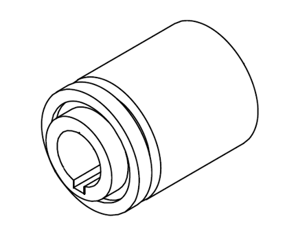 Picture of 2055 Horizontal spindle pulley 7200 RPM