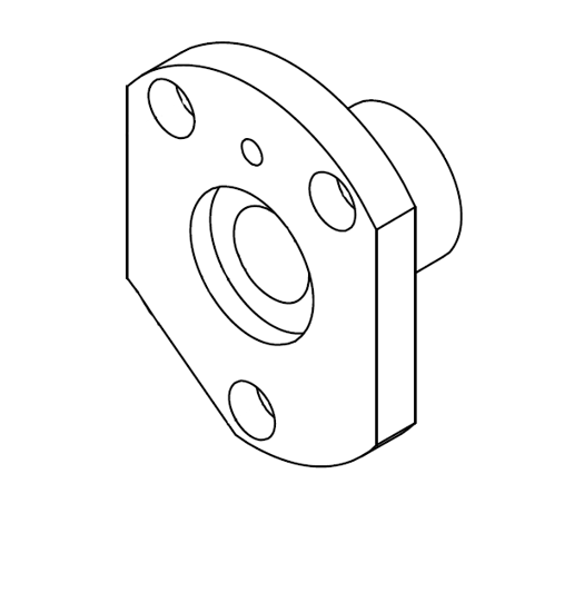 Picture of 2659 ADJUSTING LEVER SUPPORT d95*d38*45