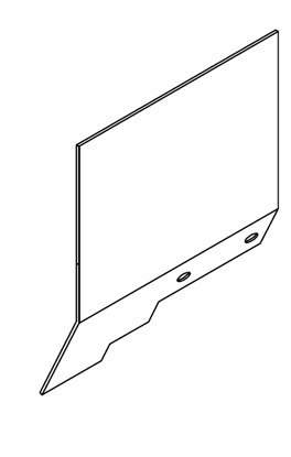 Picture of 5032 CHIP PLATE TOP HORIZONTAL SPINDLE LEFT SIDE 162*190.53 Speedmac 