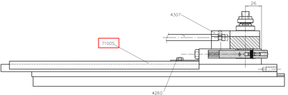 Picture of 7100S Fixed Plate 306*59.6*13