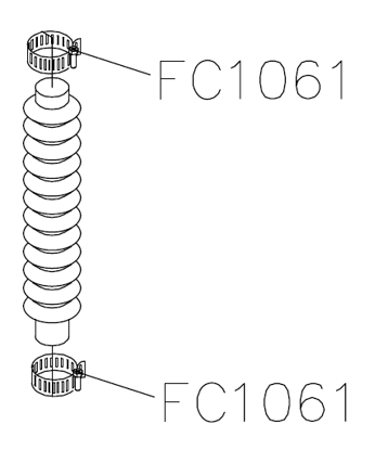 Picture of FC1061 Hose clamp 50mm