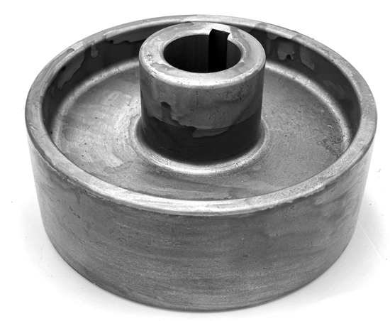 Picture of 1080 Motor pulley (page 2.04-K0026, 3.01-K0016) D177.8*d38*90L , motor 7.5hp/10hp/15hp (Frame 132).