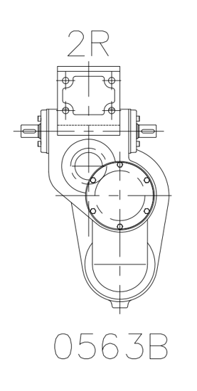 Picture of Reduktors (type:70-2R, ratio 10.41:1)