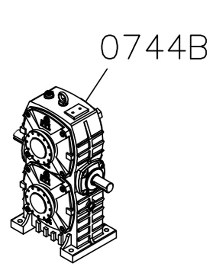 Picture of 0744B Gearbox (type:135, ratio 10:1) SuperThundermac