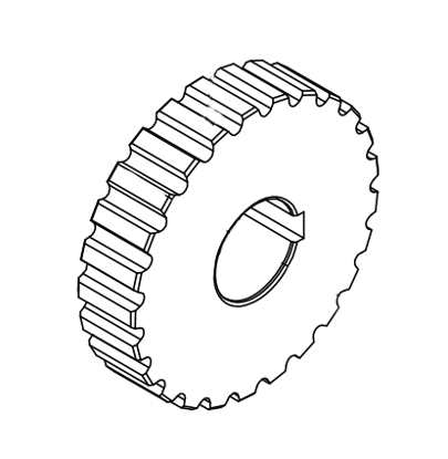 Attēls no Zobrats, reduktora M4*25T (4R08TM16A025AA)