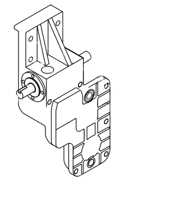 Picture of 0235B Gearbox (type:55-2L, ratio 1:15) 