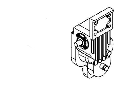 Picture of 0237B Gearbox (type:55-2R, ratio 1:15)