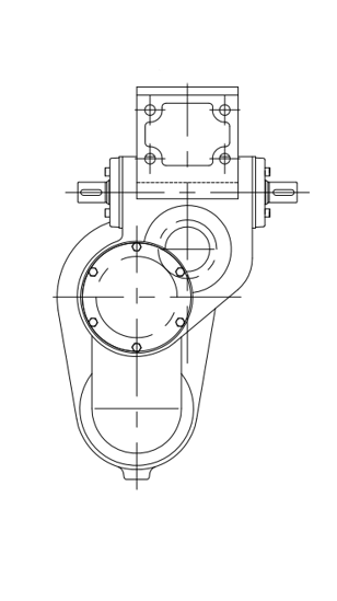 Picture of 0370B Gearbox (type:70-2L, ratio 15.27:1)