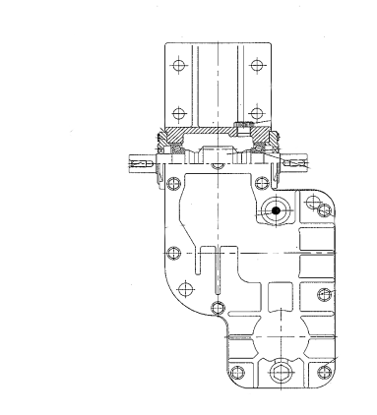 Picture of 0012B Gearbox (type:55-2R, ratio 1:30)