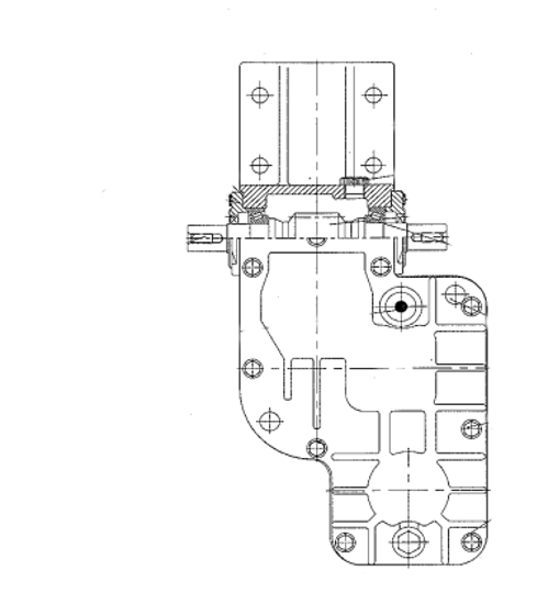 Picture of 0012B Gearbox (type:55-2R, ratio 1:30)