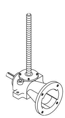 Picture of 1601B Gearbox (type:40 30VTM-W-SYP, screw d32*460mm)