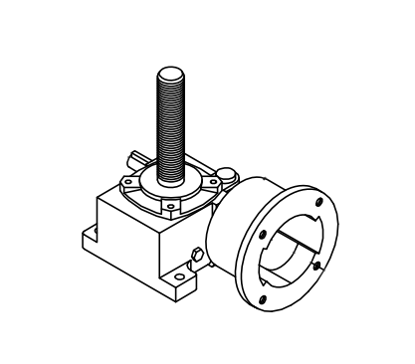 Picture of 0455B Gearbox (Type:50 30VTM MB, srew d32*460) - double input