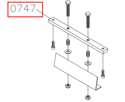 Picture of 0747 CHIP PLATE BASE 11.5*25*301