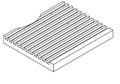 Picture of 1211 Groove table 24x286x30mm