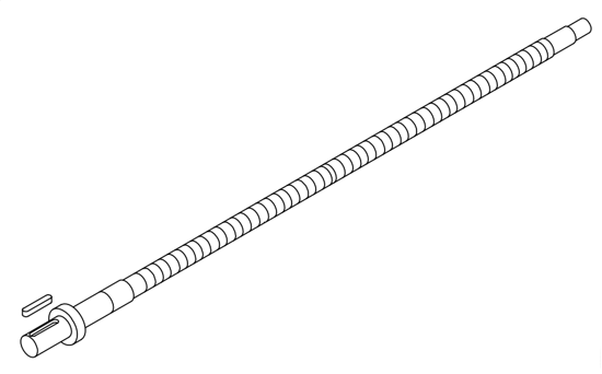 Picture of 4140 Adjust screw d25x821mm