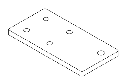 Picture of 4599 FIXED PLATE 205*106*11,5