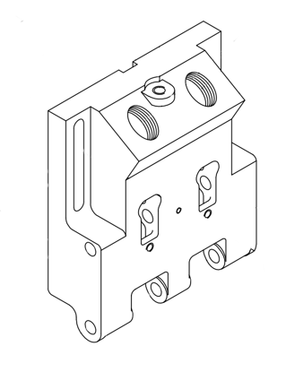 Picture of 4991 Chipbreaker body 220*253.5*93.72