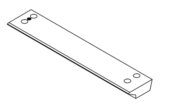 Picture of 5003 PLATE FOR RIGHT SPINDLE 360*86*30 (Version 1) Hypermac