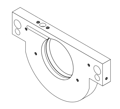 Picture of 5262 BEARING HOLDER 340*189*30