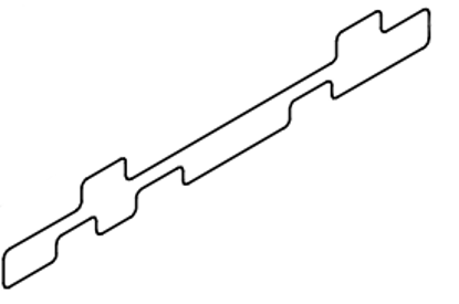 Picture of LT000024 Spacer 303*49,5*0,5 mm