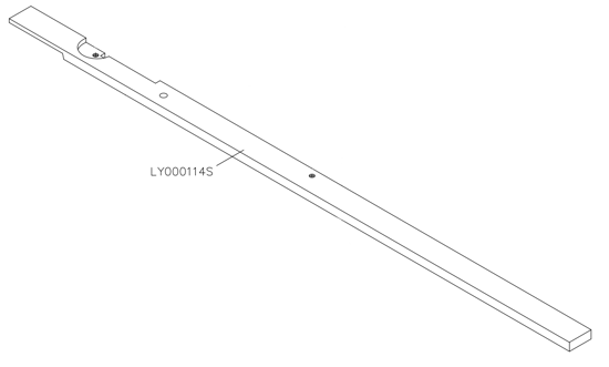 Picture of LY000114S INFEED FENCE 2090*63*23