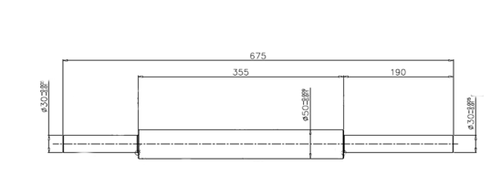 Picture of LJ000904S Shaft d50*675 for G320A 