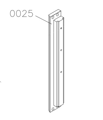 Picture of 0025 Track Base 375*48,5*29,5