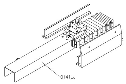 Picture of 0141LJ Straight jointer for bottom hor. spindle (with electric cylinder + steepmotor) 