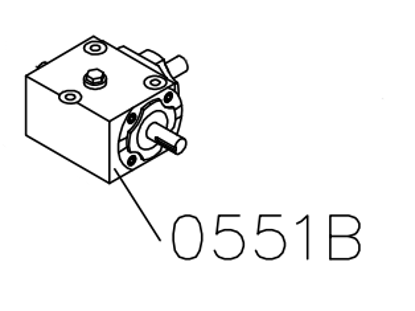 Picture of 0551B Steering gear (11A 1:1) Thundermac