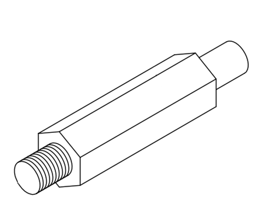 Picture of 13444S Lokcing lever M16*183L