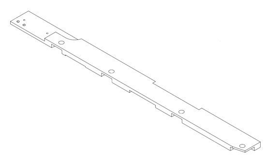 Picture of Lineāls, sānu, ienākošais 1159x88x23mm