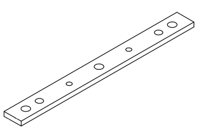 Attēls no Džointnera 0001LJ mezgla pamatne 203*20*4.5