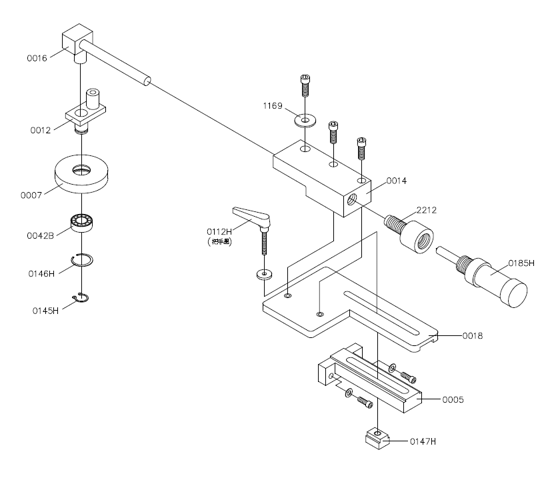 Picture of Piespiedējruļļa komplets pneimatiskais (Pneumatic side pressure roller assambly)